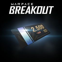 Logo: Warface: Breakout - 2500 Coins (+300 bonus)