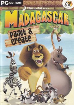 Logo: Dreamworks Madagascar: Paint & Create