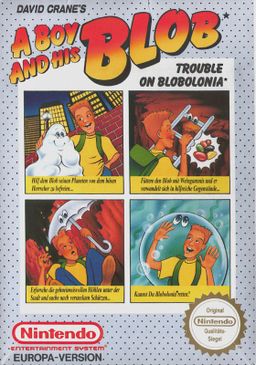 Logo: David Crane's A Boy and His Blob: Trouble on Blobolonia