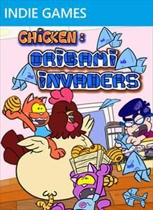 Logo: Chicken: Origami Invaders