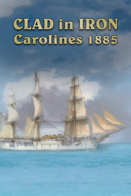 Logo: Clad In Iron: Carolines 1885