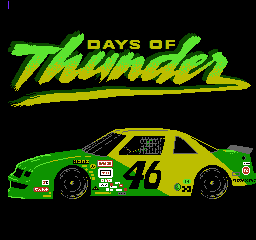 Logo: Days of Thunder: Unreleased Version