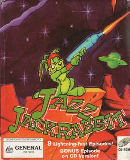 Logo: Jazz Jackrabbit CD-ROM
