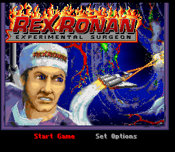 Logo: Rex Ronan: Experimental Surgeon