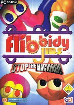 Logo: Flibbidy Jibs: Stop the Machine!!!