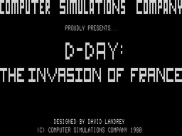 Logo: D-Day: The Invasion of France
