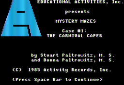 Logo: Mystery Mazes Case #1: The Carnival Caper
