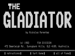 Logo: The Gladiator