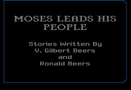 Logo: Moses and the Wilderness Wanderings