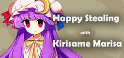 Logo: Happy Stealing with Kirisame Marisa
