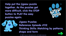 Logo: Blue's Clues: Jigsaw Puzzles