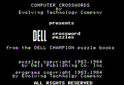 Logo: Dell Crossword Puzzles