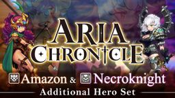 Logo: Aria Chronicle: Amazon & Necroknight Additional Hero Set