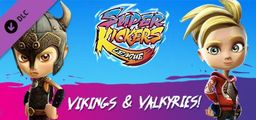 Logo: Super Kickers League: Vikings and Valkyries!