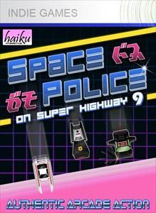 Logo: Space Police on SuperHighway 9
