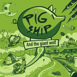 Logo: Pig Ship and the Giant Wolf