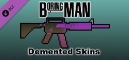 Logo: Boring Man: Demented Skins