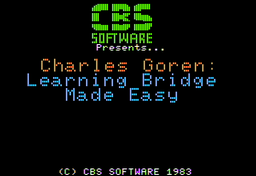 Logo: Charles Goren: Learning Bridge Made Easy