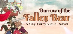 Logo: Burrow of the Fallen Bear: A Gay Furry Visual Novel