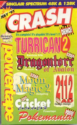 Logo: Crash! Powertape July '91
