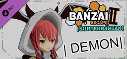 Logo: Banzai Escape II: Subterranean - Demon Hoodie
