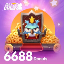 Logo: Auto Chess: 6688 Donuts