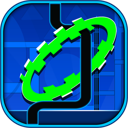 Logo: Geometry Shape Pipe Dash