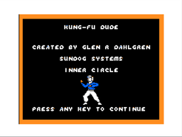 Logo: Kung-Fu Dude