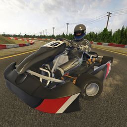 Logo: Kart Crazy Race Simulator Game