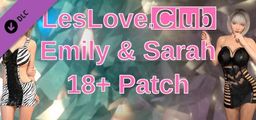 Logo: LesLove.Club: Emily and Sarah - 18+ Patch