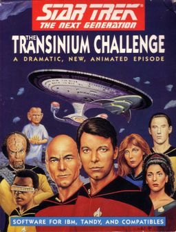Logo: Star Trek: The Next Generation - The Transinium Challenge