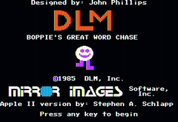 Logo: Boppie's Great Word Chase