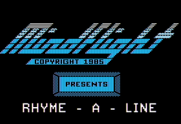 Logo: Rhyme-a-Line