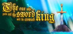 Logo: The one who pulls out the sword will be crowned king