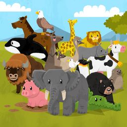 Logo: Animal Fun for Toddlers and Kids