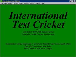 Logo: International Test Cricket