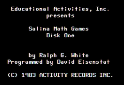 Logo: Salina Math Games: Disk One