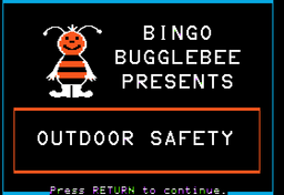 Logo: Bingo Bugglebee Presents: Outdoor Safety