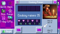Logo: Radiantflux: Hyperfractal 4.0 - Cowboy Poker