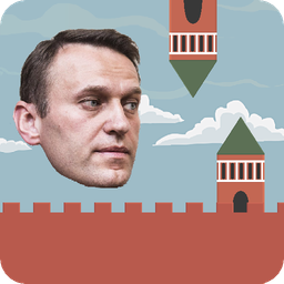 Logo: Flappy Navalny: Over the Kremlin