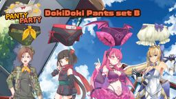 Logo: Panty Party: DokiDoki Pants Set B