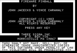 Logo: Fireware Pinball