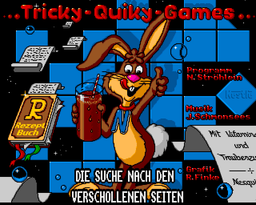 Logo: Tricky Quiky Games: Die Suche nach den verschollenen Seiten