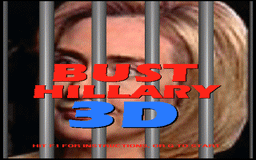 Logo: Bust Hillary 3D