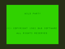 Logo: Wild Party