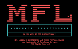 Logo: Armchair Quarterback