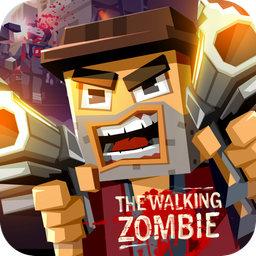 Logo: The Walking Zombie: Dead City