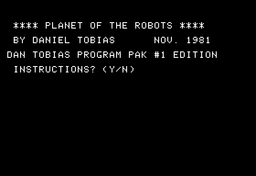 Logo: Planet of the Robots