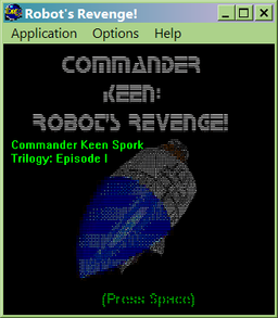 Logo: Commander Keen: Robot's Revenge!