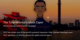 Logo: Where On Google Earth Is Carmen Sandiego?: The Tutankhamun's Mask Caper